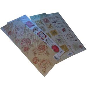 Scrapbooking Stickers Flower Themed Lot Gardencore Botanical Floral